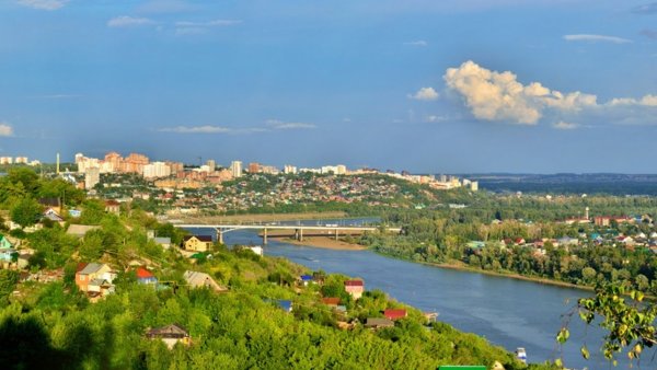 Вид Уфы Уфимские горы
