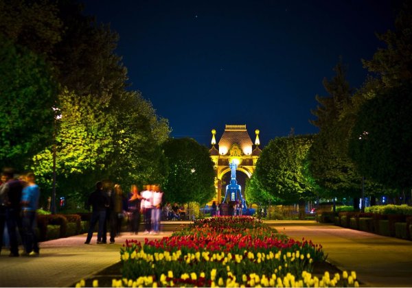 Аллея на красной Краснодар