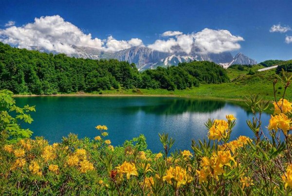 Кавказский заповедник озеро Хуко