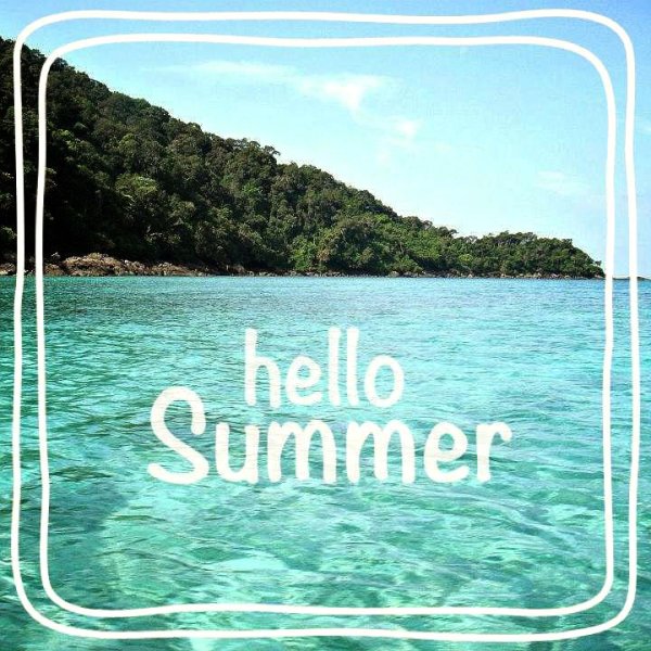 Красивая надпись Summer