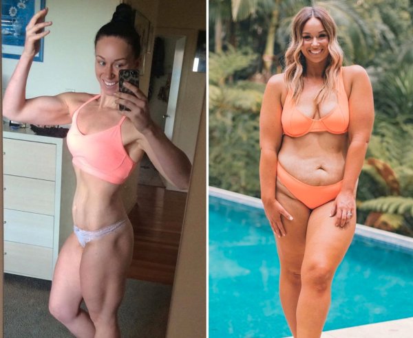 Стройная фигура до и после