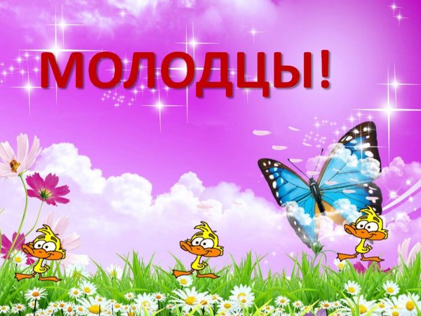 Слайд молодцы