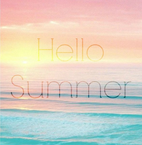 Hello Summer надпись
