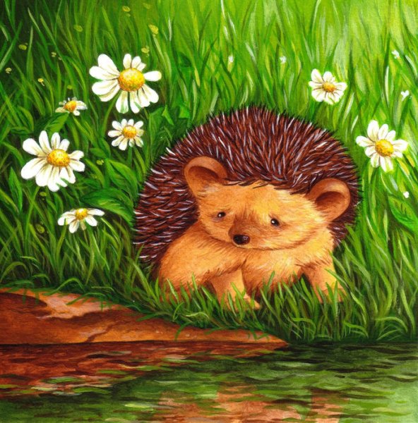 Ежик в лесу