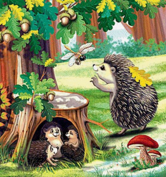 Рисунок на тему осень карандашом