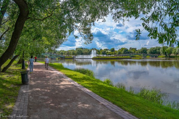 Парк Царицыно летом