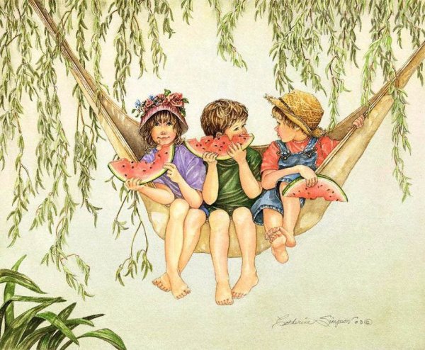 Летние иллюстрации