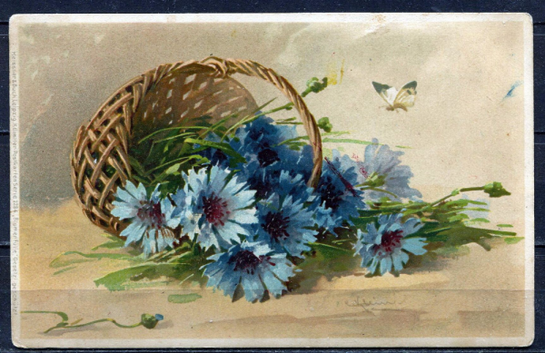 Старинные открытки с днем рождения