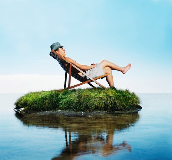 Арбуз на пляже