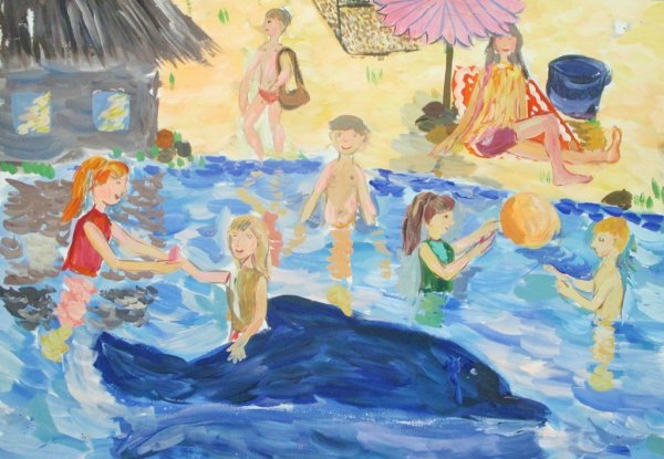 Летние впечатления рисунки