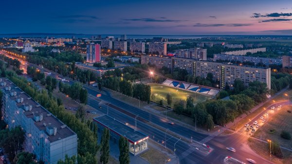 Тольятти Революционная с высоты