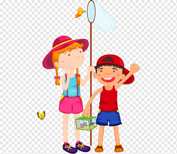 Лето на прозрачном фоне для детей