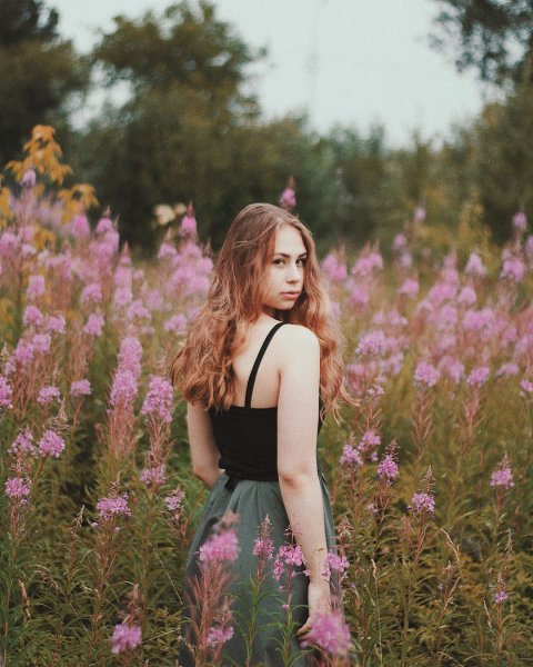 Девушка лето