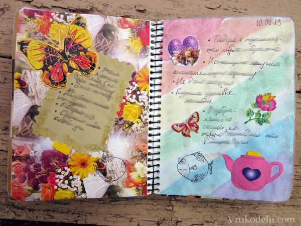 Личный дневник для девочек в тетради