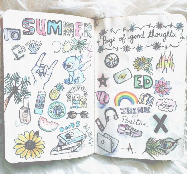 Рисунки для скетчбука и личного дневника