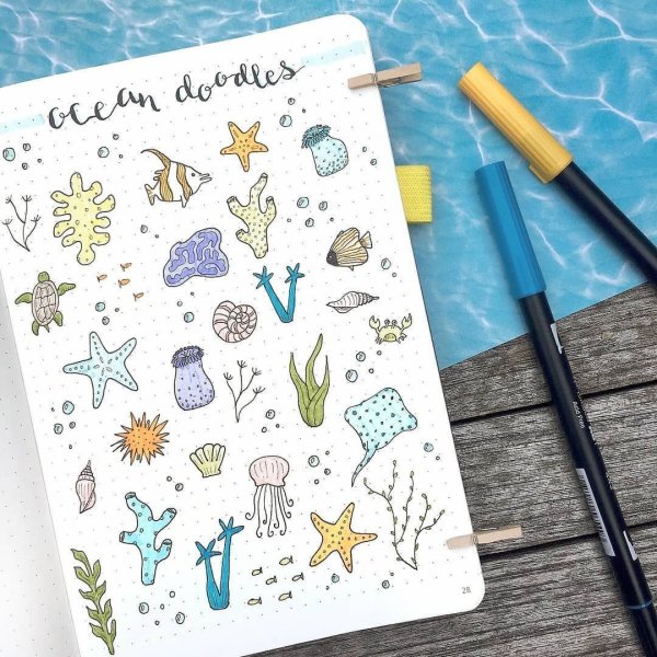 Простые рисуночки для ежедневника