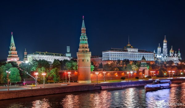 Ночной Кремль Москва