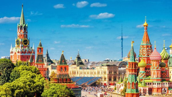 Собор Василия Блаженного панорама