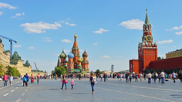 Красная площадь лето