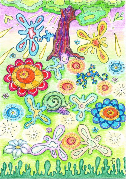 Скетчи маркерами