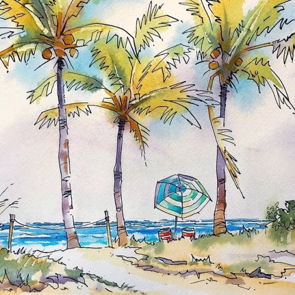 Лето маркерами