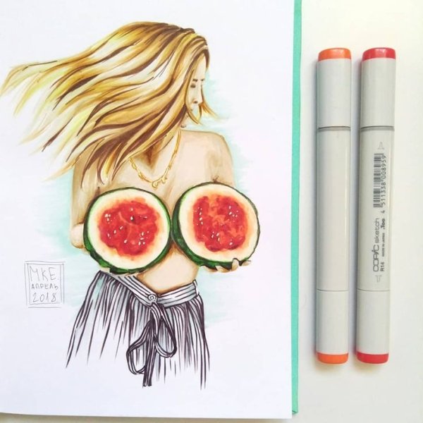 Летние скетчи