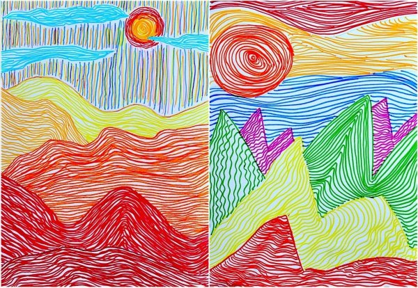 Идеи для рисунков маркерами