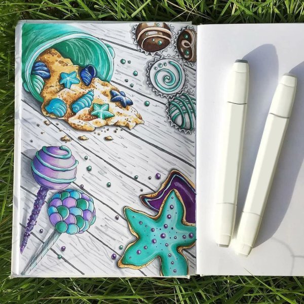 Летние идеи для скетчбука