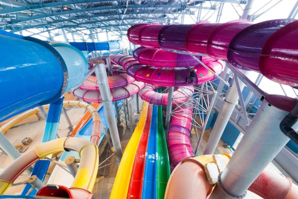 Аквапарк лето лето Тюмень горки