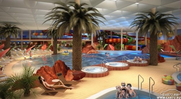 Аквапарк лето лето Тюмень горки