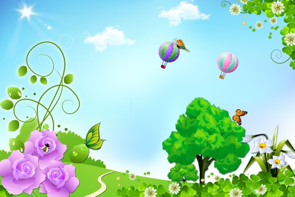 Красивые детские фоны