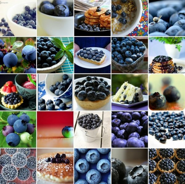 Ежевика малина голубика