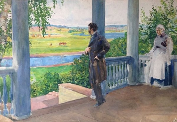 Пушкин в Михайловском