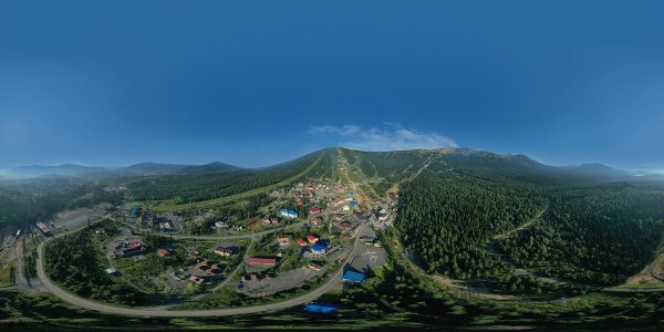 Аэросъемка Шерегеш Лобачев Юрий