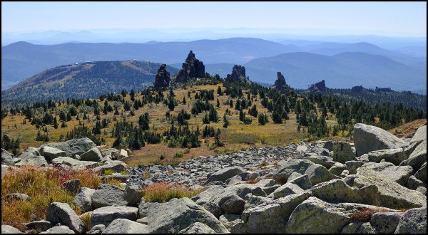 Гора Мустаг Шерегеш летом