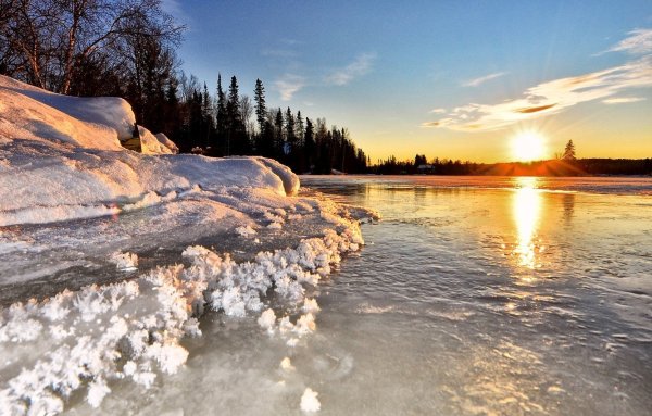 Вода зимой