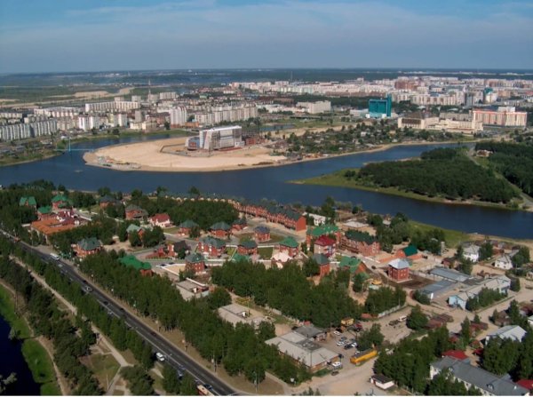 Сургут с высоты птичьего полета