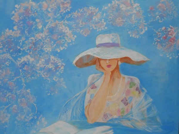 Очень творческая девушка