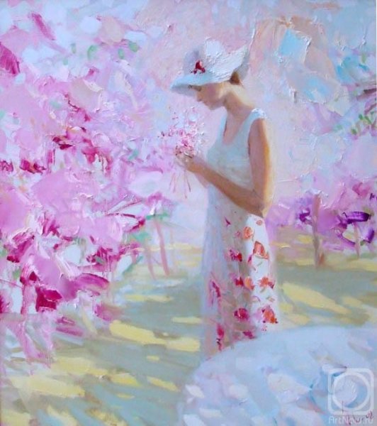 Туманное утро в деревне