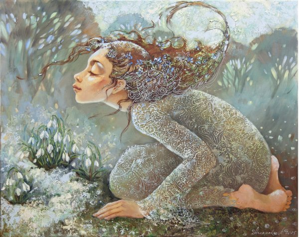 Луг на рассвете