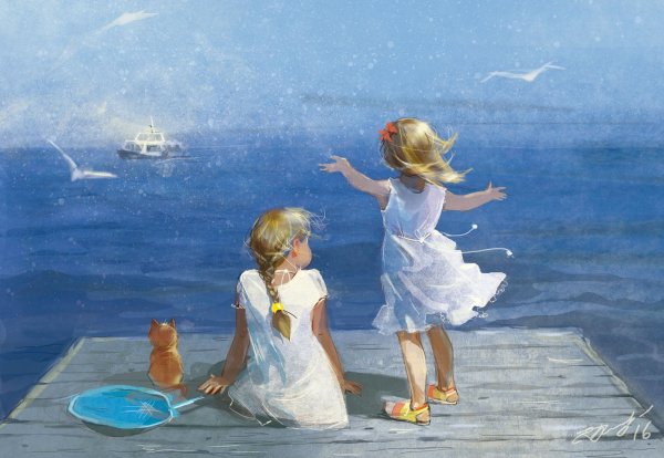 Лето иллюстрация