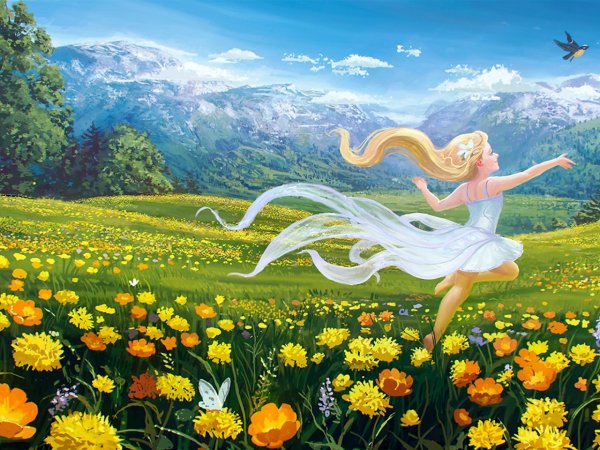 Рисунок на тему мое лето