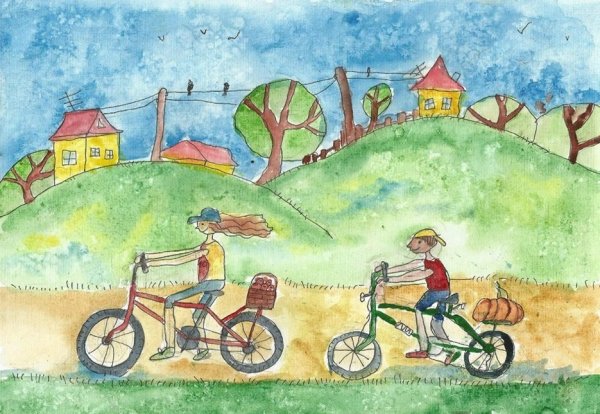 Рисунок на тему лето