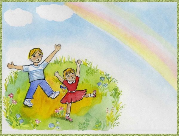 Детские рисунки лето