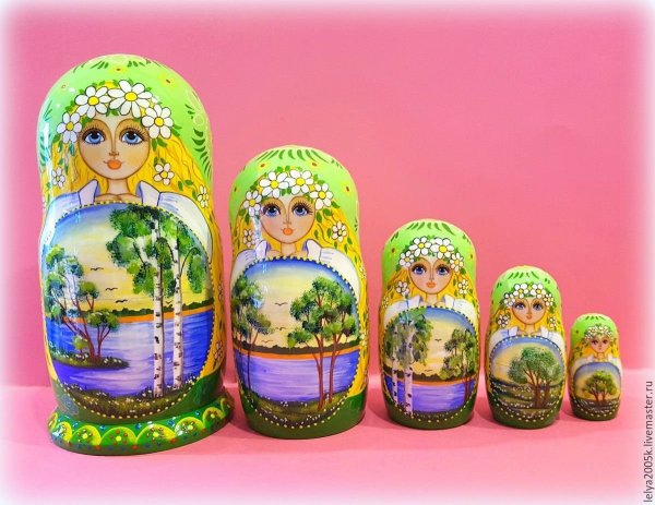 Матрешка с двух сторон