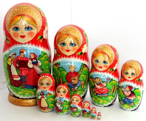Красивые матрешки