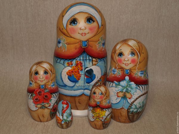 Матрешка двухсторонняя