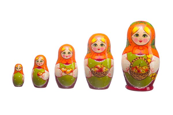 Матрешка двухсторонняя