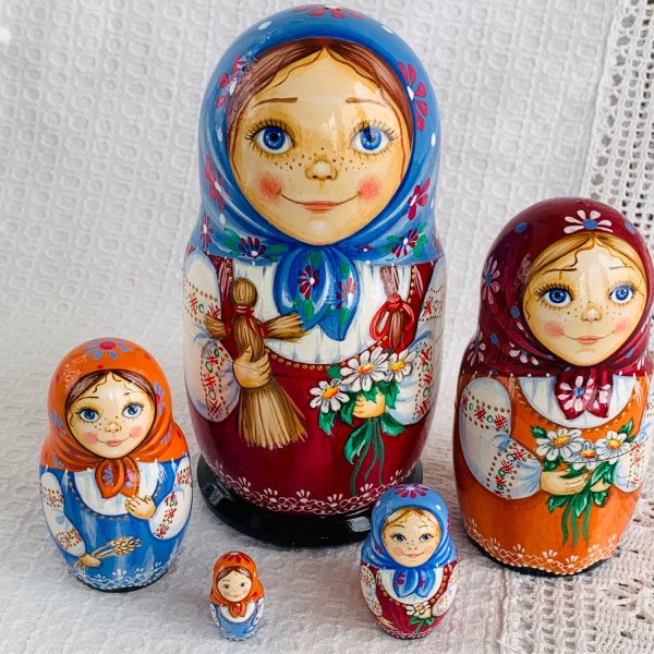 Рисование матрешки в детском саду