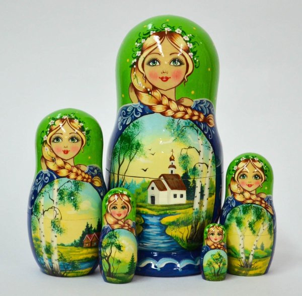 Матрешки для печати